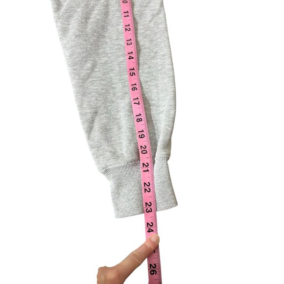 North Face Logo Pullover Hoodie Heather Gray Size Medium - Picture 4 of 8